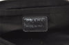 Authentic PRADA Vintage Nylon Tessuto Leather Cosmetic Pouch Purse Black 9352J