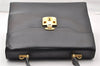 Authentic GUCCI Vintage 2Way Shoulder Hand Bag Purse Leather Black 9353I