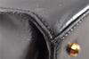 Authentic GUCCI Vintage 2Way Shoulder Hand Bag Purse Leather Black 9353I