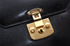 Authentic GUCCI Vintage 2Way Shoulder Hand Bag Purse Leather Black 9353I