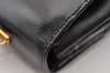 Authentic GUCCI Vintage 2Way Shoulder Hand Bag Purse Leather Black 9353I
