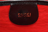 Authentic GUCCI Vintage 2Way Shoulder Hand Bag Purse Leather Black 9353I