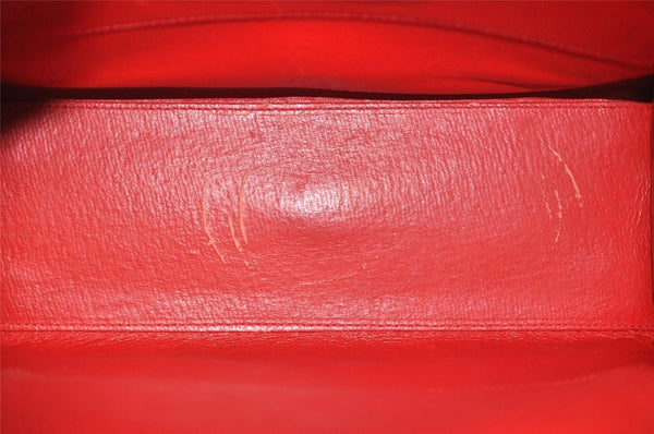 Authentic GUCCI Vintage 2Way Shoulder Hand Bag Purse Leather Black 9353I