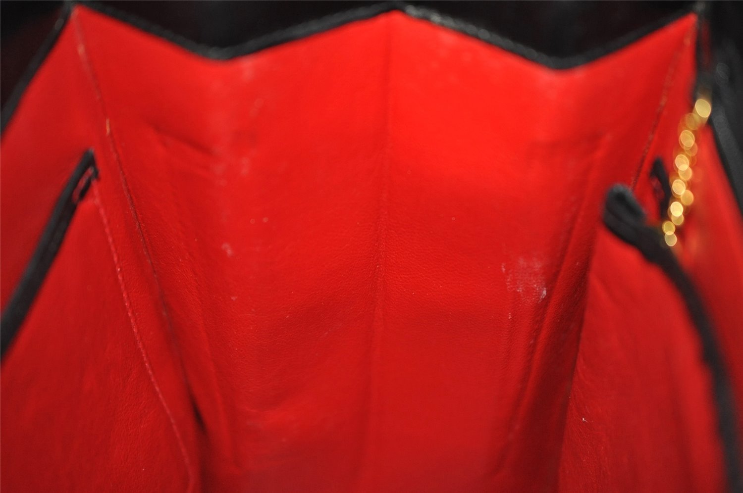 Authentic GUCCI Vintage 2Way Shoulder Hand Bag Purse Leather Black 9353I