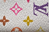 Auth Louis Vuitton Monogram Multicolor Trousse Wapiti Pouch M58033 White 9355I