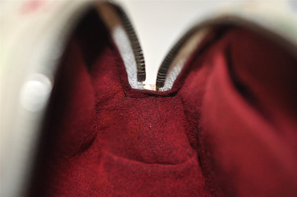 Auth Louis Vuitton Monogram Multicolor Trousse Wapiti Pouch M58033 White 9355I