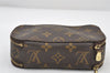 Authentic Louis Vuitton Monogram Trousse Blush PM Cosmetic Pouch M47510 LV 9356I