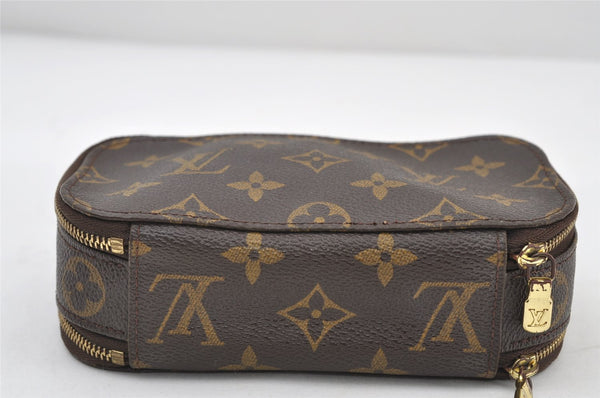 Authentic Louis Vuitton Monogram Trousse Blush PM Cosmetic Pouch M47510 LV 9356I