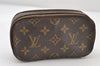 Authentic Louis Vuitton Monogram Trousse Blush PM Cosmetic Pouch M47510 LV 9356I