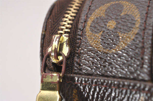 Authentic Louis Vuitton Monogram Trousse Blush PM Cosmetic Pouch M47510 LV 9356I