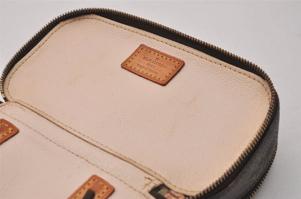 Authentic Louis Vuitton Monogram Trousse Blush PM Cosmetic Pouch M47510 LV 9356I