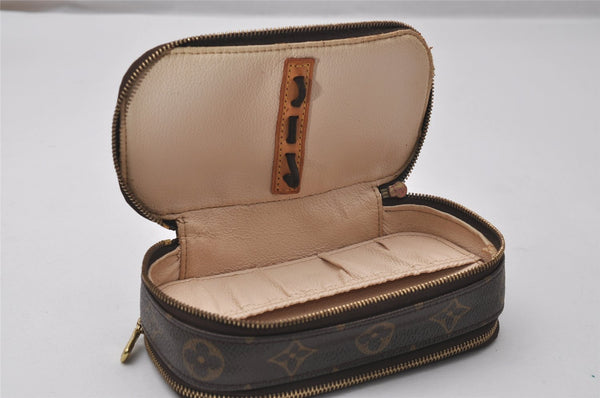 Authentic Louis Vuitton Monogram Trousse Blush PM Cosmetic Pouch M47510 LV 9356I