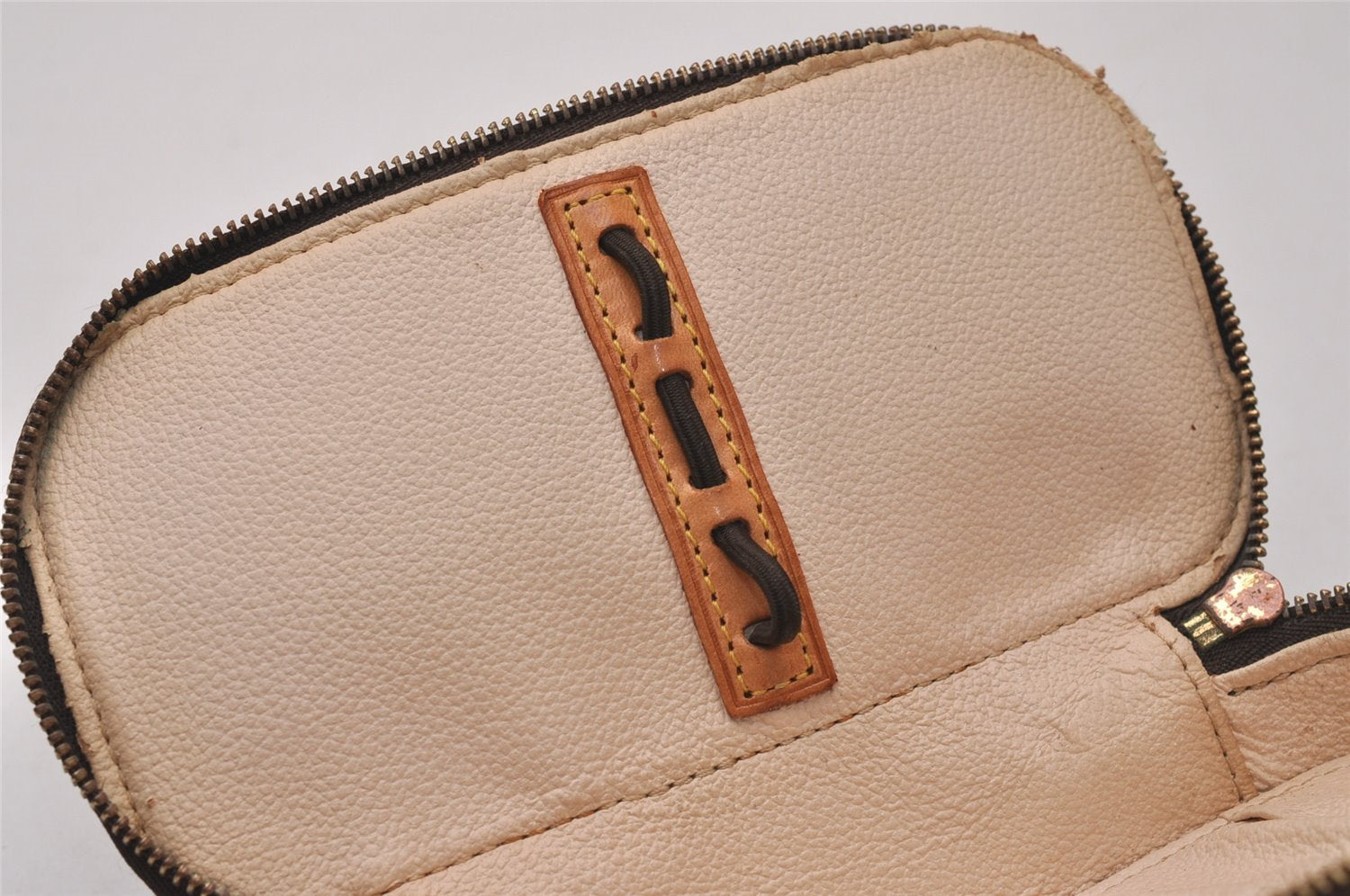 Authentic Louis Vuitton Monogram Trousse Blush PM Cosmetic Pouch M47510 LV 9356I