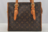 Authentic Louis Vuitton Monogram Popincourt Haut Shoulder Bag M40007 LV 9358I