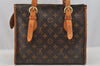 Authentic Louis Vuitton Monogram Popincourt Haut Shoulder Bag M40007 LV 9358I