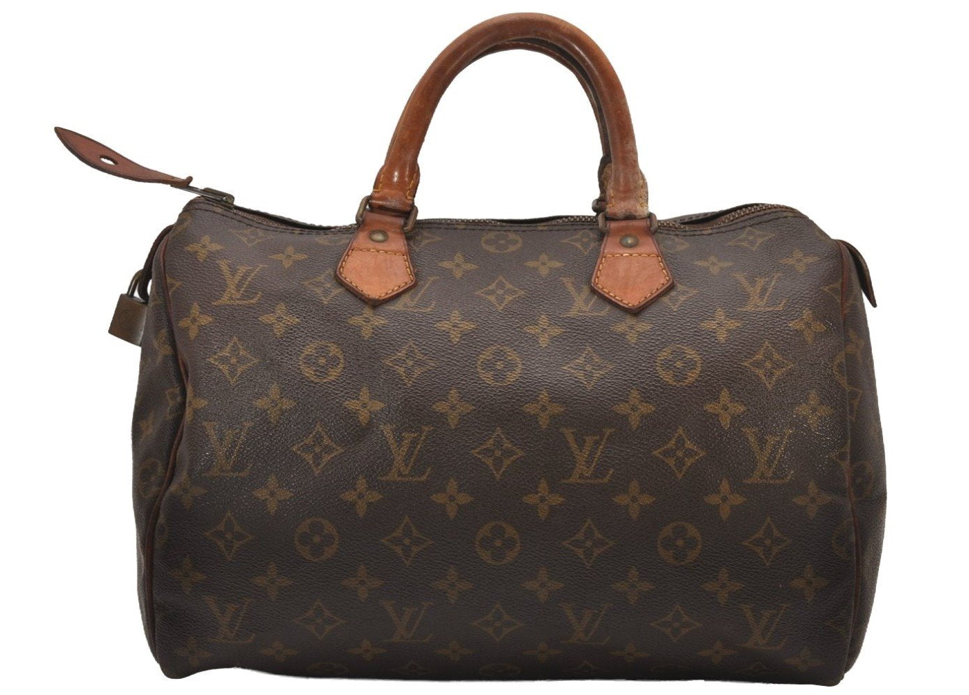 Authentic Louis Vuitton Monogram Speedy 30 Hand Boston Bag Old Model LV 9359I