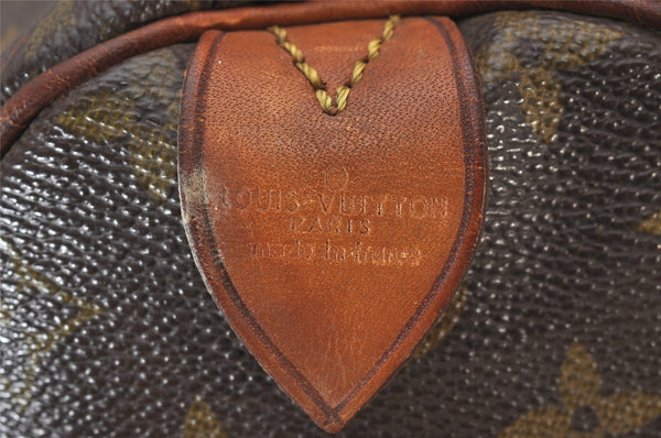 Authentic Louis Vuitton Monogram Speedy 30 Hand Boston Bag Old Model LV 9359I