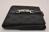 Authentic GUCCI Jackie Bifold Wallet Purse GG Canvas Leather 05474 Black 9360I