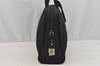 Authentic PRADA Vintage Nylon Tessuto Leather Tote Hand Bag Purse Black 9364I