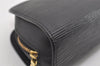 Authentic Louis Vuitton Epi Dauphine Cosmetic Pouch Black M48442 LV Junk 9365I