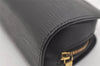 Authentic Louis Vuitton Epi Dauphine Cosmetic Pouch Black M48442 LV Junk 9365I
