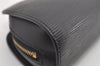 Authentic Louis Vuitton Epi Dauphine Cosmetic Pouch Black M48442 LV Junk 9365I