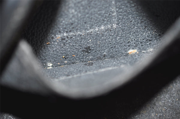 Authentic Louis Vuitton Epi Dauphine Cosmetic Pouch Black M48442 LV Junk 9365I