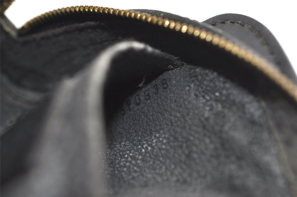 Authentic Louis Vuitton Epi Dauphine Cosmetic Pouch Black M48442 LV Junk 9365I