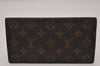 Authentic Louis Vuitton Monogram Bifold Long Wallet Purse 2Set Brown LV 9366I