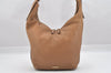 Authentic GUCCI Vintage Shoulder Hand Bag Purse Leather 0014288 Brown 9367I