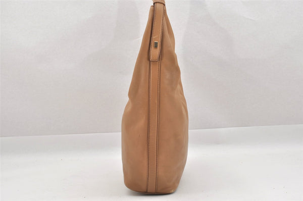 Authentic GUCCI Vintage Shoulder Hand Bag Purse Leather 0014288 Brown 9367I