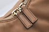 Authentic GUCCI Vintage Shoulder Hand Bag Purse Leather 0014288 Brown 9367I