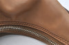 Authentic GUCCI Vintage Shoulder Hand Bag Purse Leather 0014288 Brown 9367I