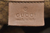 Authentic GUCCI Vintage Shoulder Hand Bag Purse Leather 0014288 Brown 9367I