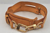 Authentic Louis Vuitton Leather Shoulder Strap Beige 35.8-43.1" LV 9368I