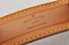 Authentic Louis Vuitton Leather Shoulder Strap Beige 35.8-43.1" LV 9368I