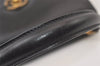 Authentic GUCCI Vintage Shoulder Hand Bag Purse Leather Navy Blue 9369J