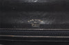 Authentic GUCCI Vintage Shoulder Hand Bag Purse Leather Navy Blue 9369J