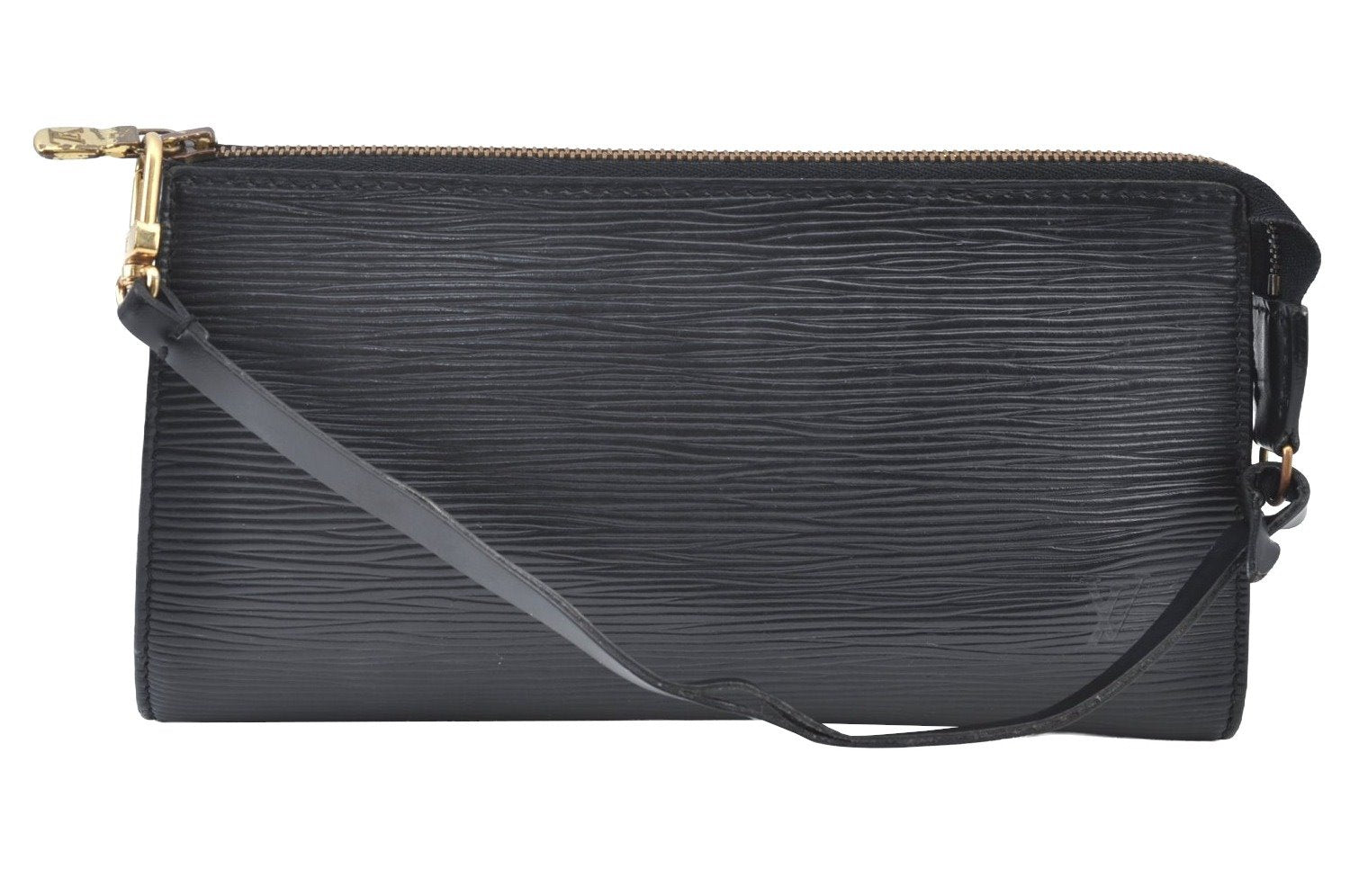 Authentic Louis Vuitton Epi Pochette Accessoires Pouch Black M52952 LV 9371H