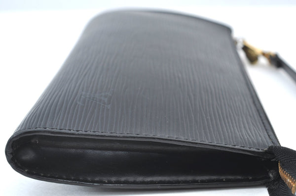 Authentic Louis Vuitton Epi Pochette Accessoires Pouch Black M52952 LV 9371H