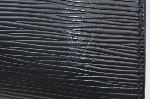 Authentic Louis Vuitton Epi Pochette Accessoires Pouch Black M52952 LV 9371H