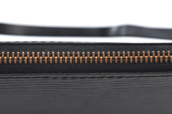 Authentic Louis Vuitton Epi Pochette Accessoires Pouch Black M52952 LV 9371H