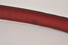 Authentic Louis Vuitton Leather Shoulder Strap Red 40.9-48" LV 9371I