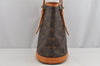 Authentic Louis Vuitton Monogram Bucket PM Shoulder Tote Bag M42238 Junk 9371J