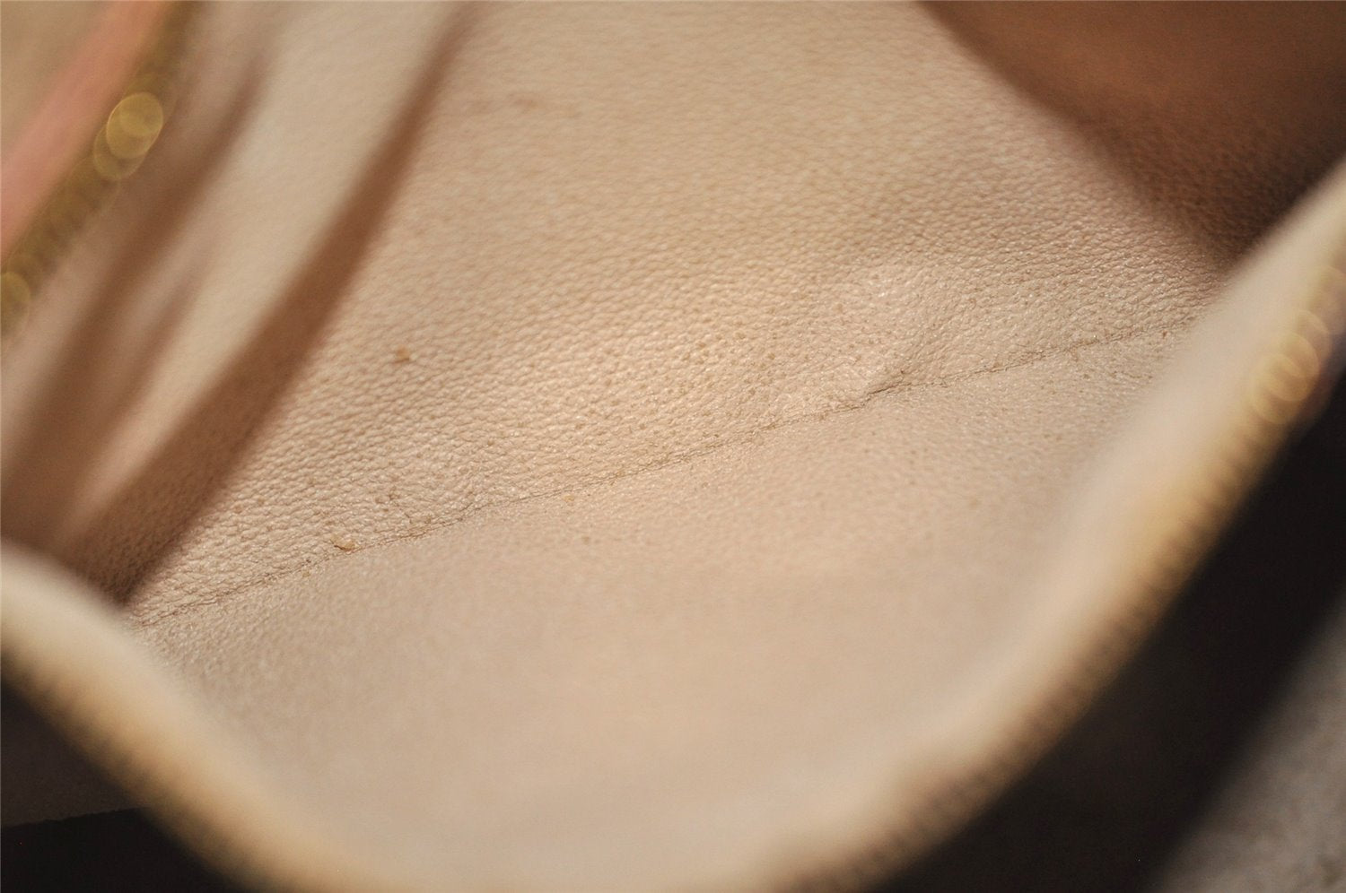 Authentic Louis Vuitton Monogram Bucket PM Shoulder Tote Bag M42238 Junk 9371J