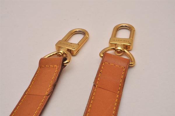 Authentic Louis Vuitton Leather Shoulder Strap Beige 36.4-43.5" LV 9372I