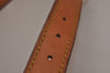 Authentic Louis Vuitton Leather Shoulder Strap Beige 36.4-43.5" LV 9372I