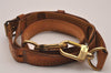 Authentic Louis Vuitton Leather Shoulder Strap Beige 43.3-50" LV 9373I