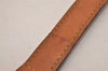 Authentic Louis Vuitton Leather Shoulder Strap Beige 43.3-50" LV 9373I