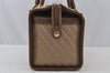 Authentic GUCCI Hand Boston Bag Purse GG Canvas Leather Brown Junk 9375I